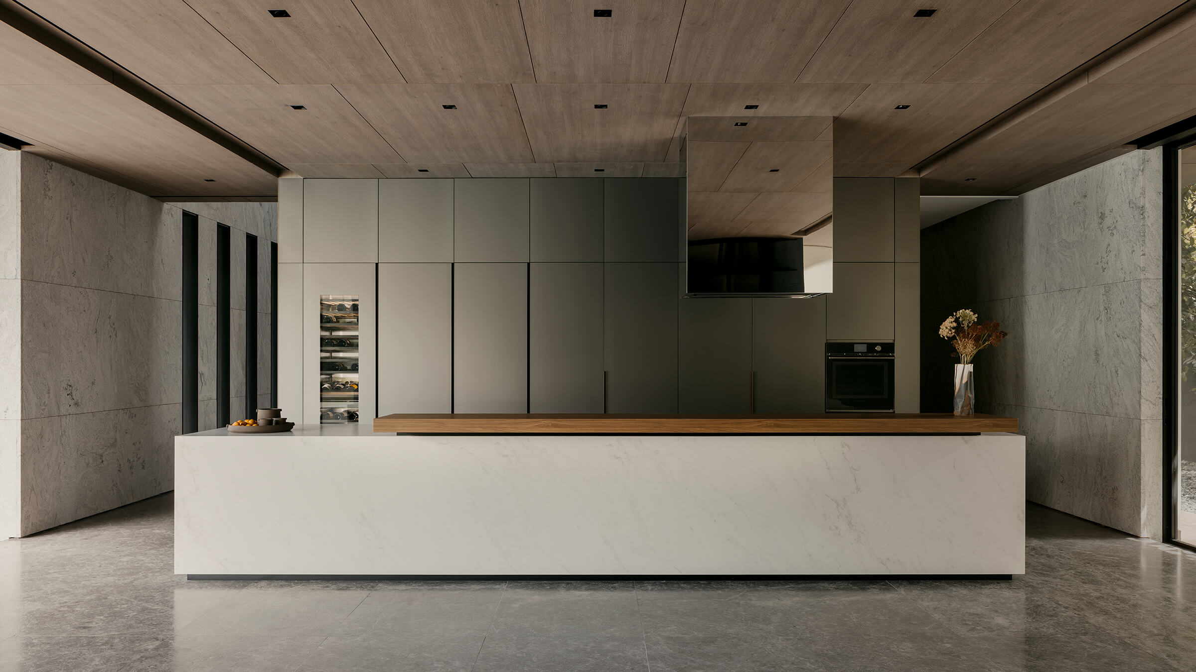 View of the kitchen
