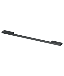 Contemporary Square Fine Black Handle, 24"
